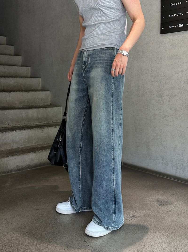 lemenne（ルメンヌ）の「[1+1] LMN メールカットフレアフィットデニムパンツ (6 colors)（パンツ）」