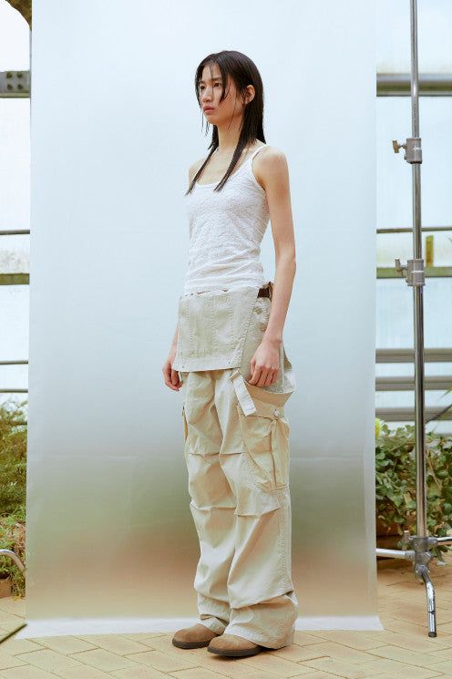 Jacquard Tank Top (WHITE)