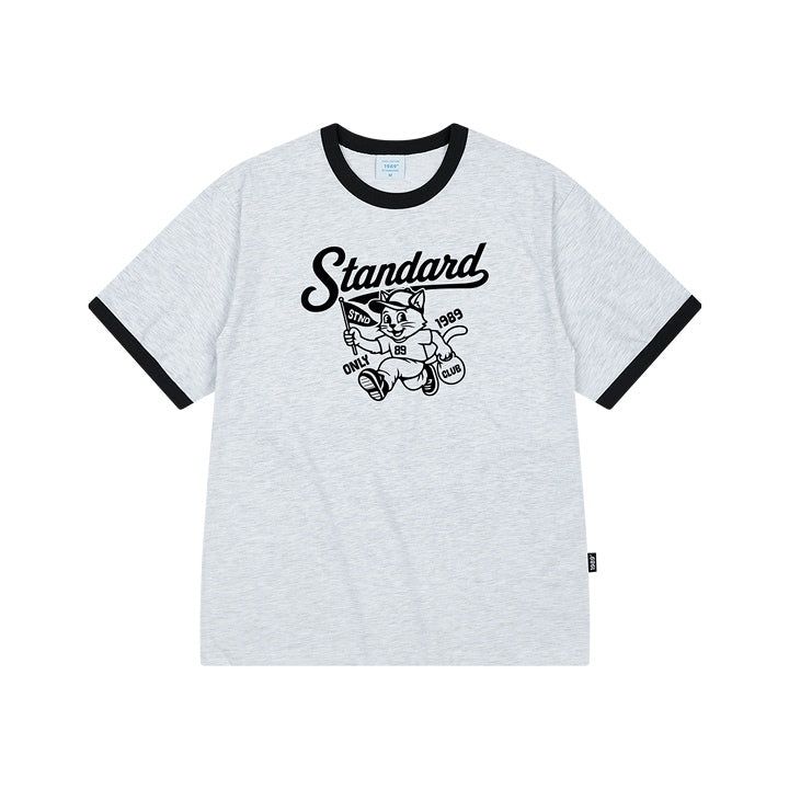 1989STANDARD(1989スタンダード)の「STND CAT Cool Cotton Ringer Short Sleeve (SRSSTD-0269)(Tops)」