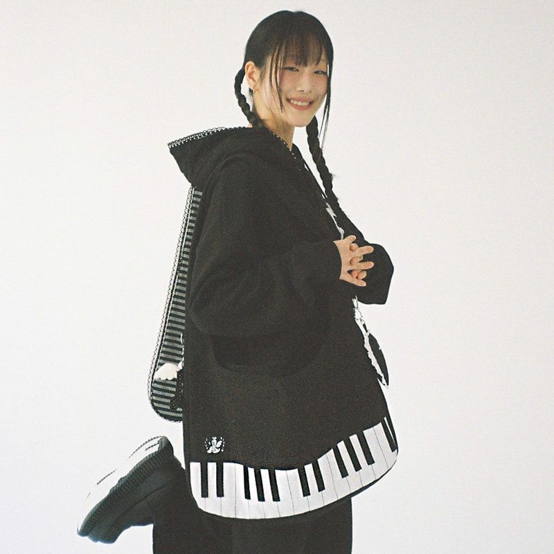 Piano Melody Bag - Black