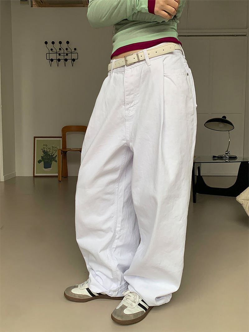 COTTON PINTUCK JEANS (2C)