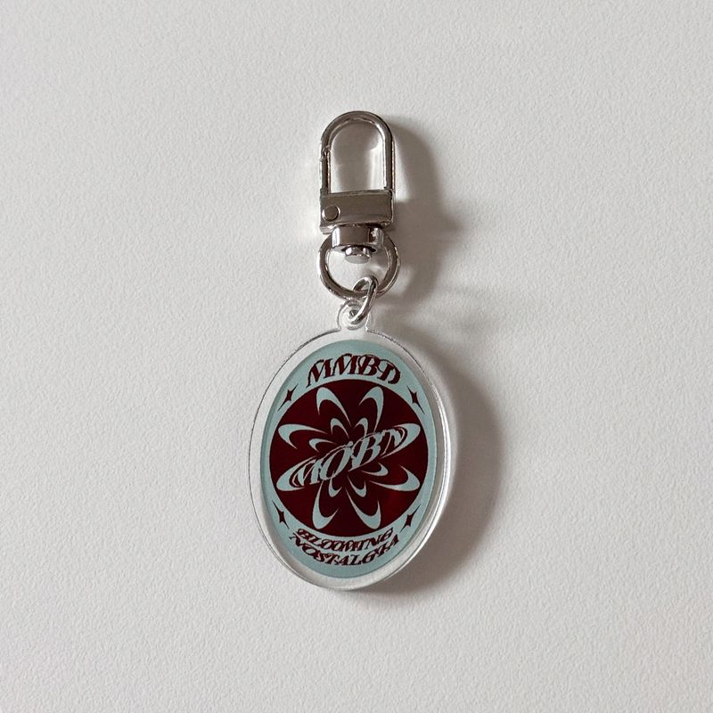 MEMORIESBOUNDARY（メモリーズバウンダリー）の「MOBN Acrylic Keyring (PaleAqua/Burgundy)（Toys/Key Holders）」