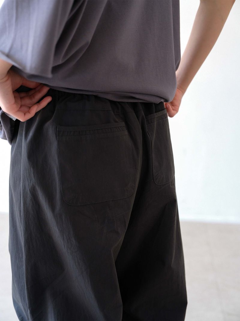 Double Pintuck Pants (Charcoal)