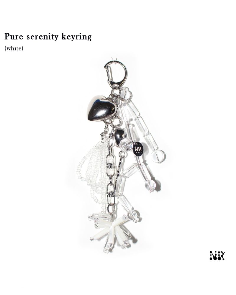 [COUTURE] Pure serenity keyring _ white