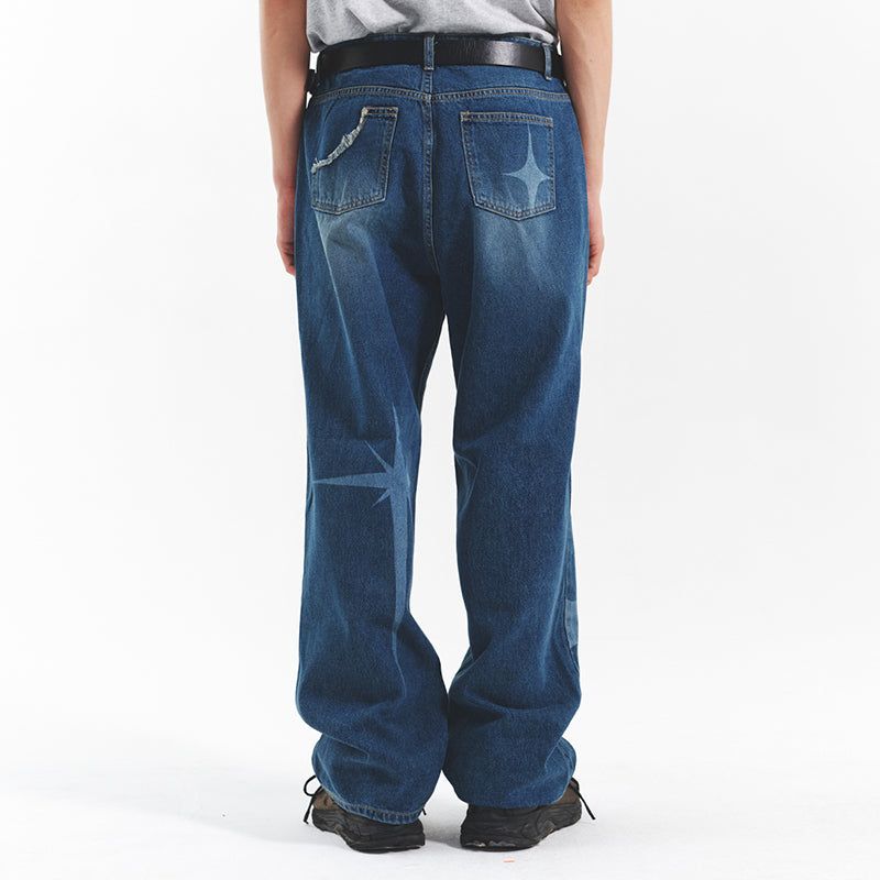 MAINBOOTH（メインブース）の「Shooting Star Denim Pants(2 COLOR)（Pants）」