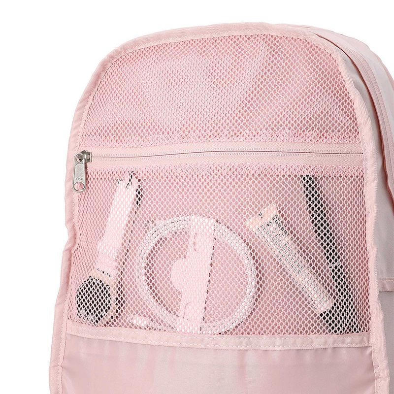 CARABINER MESH BACKPACK / PINK