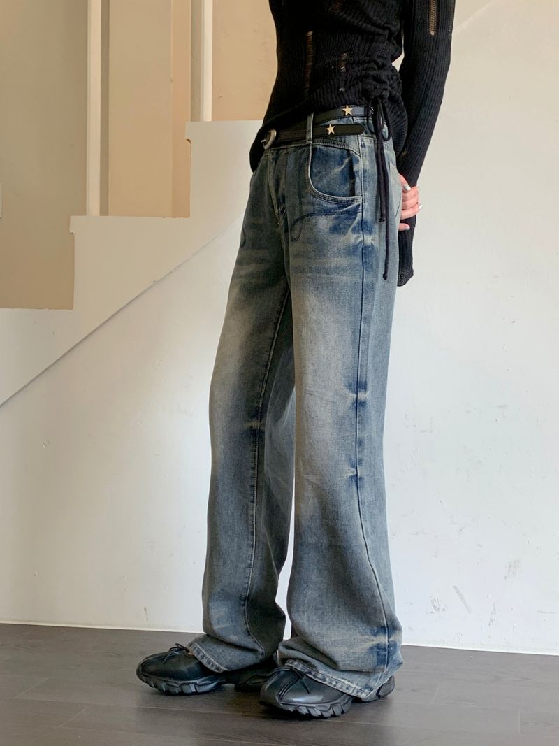 Merni Metal Star Leather Belt