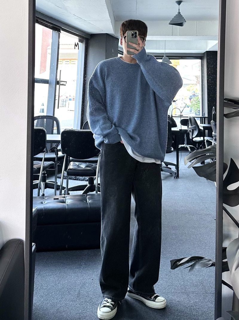never soft round overfit knit