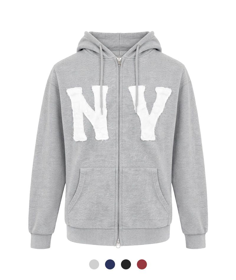 Cozy&Kitsch(コージーアンドキッチ)の「NY Lettering Cotton Hood Zip-up(Jackets/Outerwear)」