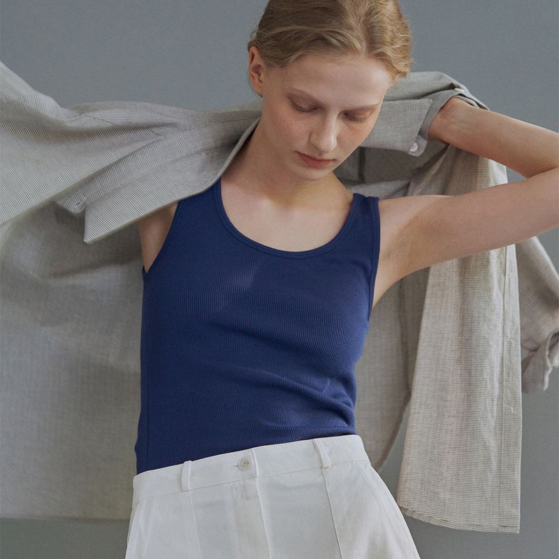 URAGO（ユラゴ）の「Mellow ribbed sleeveless（Tops）」