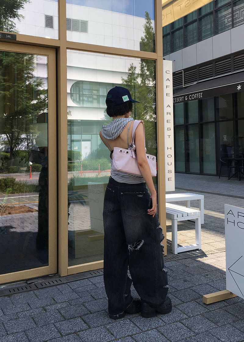 DAMAGE VINTAGE DENIM PANTS