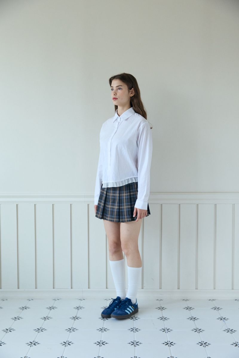 LACE LAYERED SHIRT