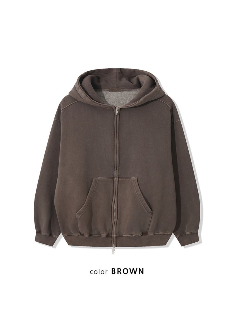 PIGMENT HOOD ZIP-UP (3C)