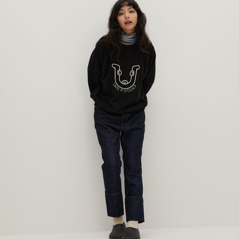 R Crew Sweatshirts Black