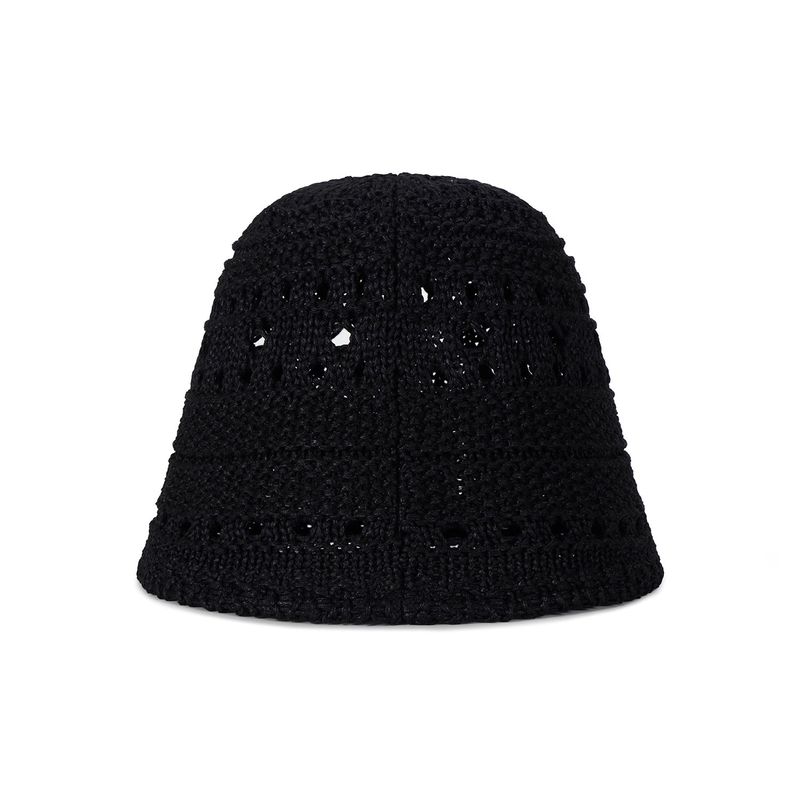 VA Patch Soft Knit Bucket Hat / Black