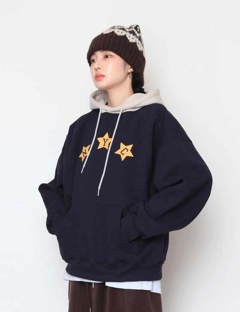 nutellike(ヌテールライク)の「Fleece Western Coloring Hood(Tops)」