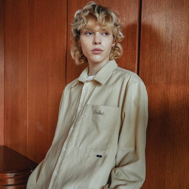 WaiKei（ワイケイ）の「Corduroy over fit shirts（Tops）」