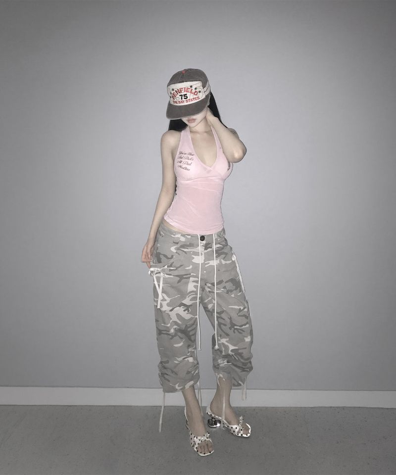 カモ カプリ パンツ(2colors)