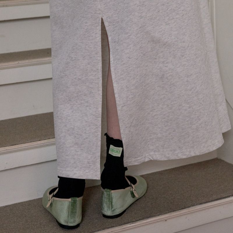 Usual Beige Long Skirt