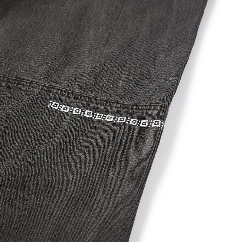 Ptery double knee pants / Black