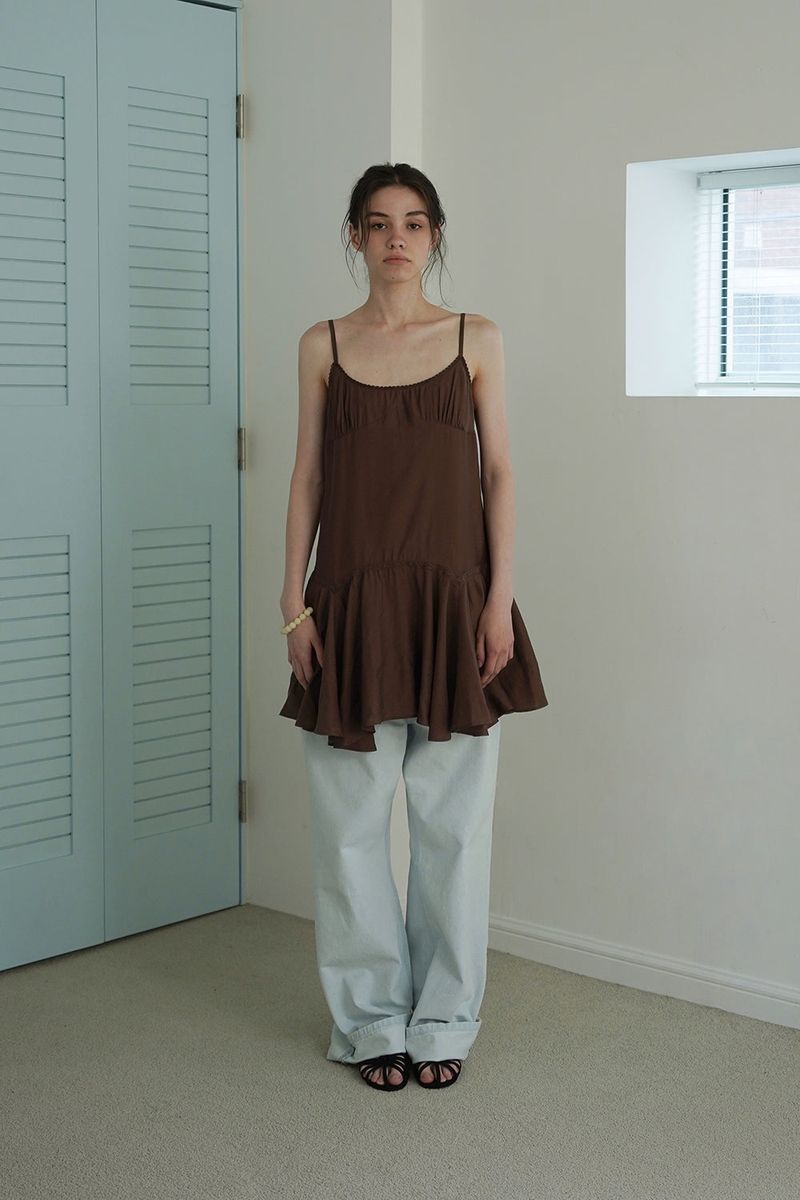 Nina slip dress_brown