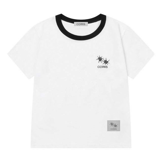 RORA SMALL LOGO HALF T (2COLOR)
