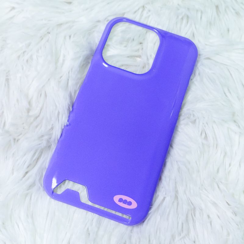 【MADE】Card Pocket glossy hard Phone case(2 colors)