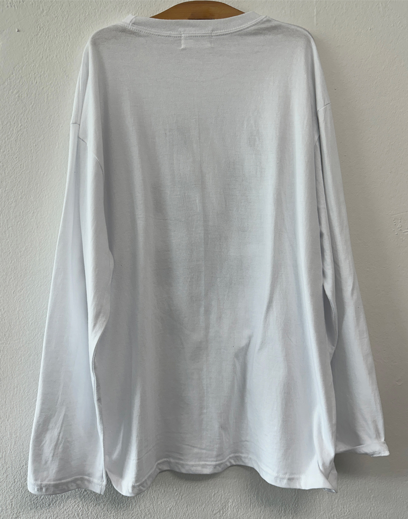 ODD PRINT OVERFIT T❤🤍🩶🖤 - 4 COLORS