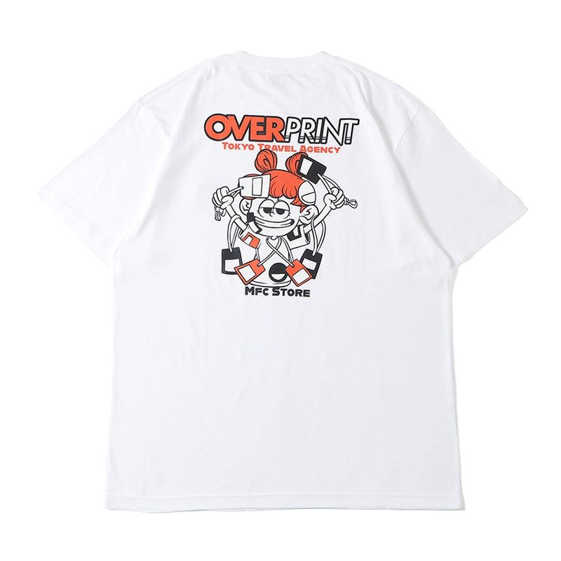 over print x MFC STORE TOKYO AGENCY TEE