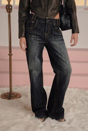 threetimes（スリータイムズ）の「【即日発送】Zella straight jeans（Pants）」