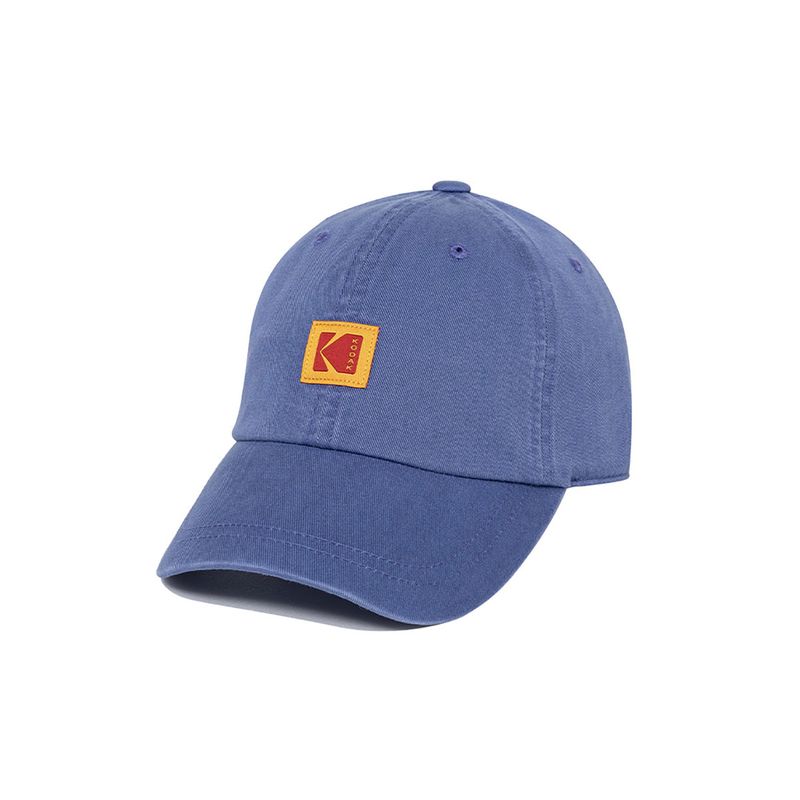 KODAK（コダック）の「Relaxed Fit Square Logo Ball Cap【BLUE】（Hats）」