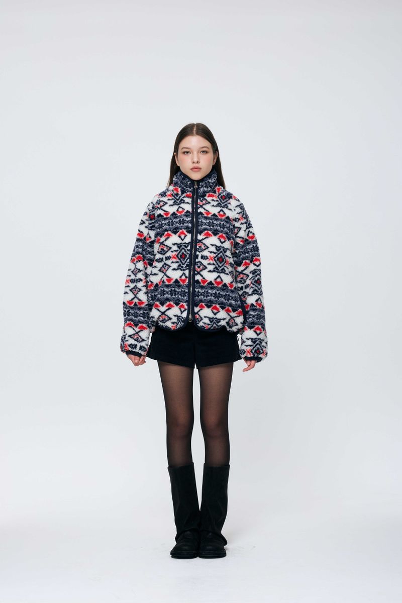 ARIKIM（アリキム）の「NORDEN FLEECE JACKET / NAVY（Jackets/Outerwear）」