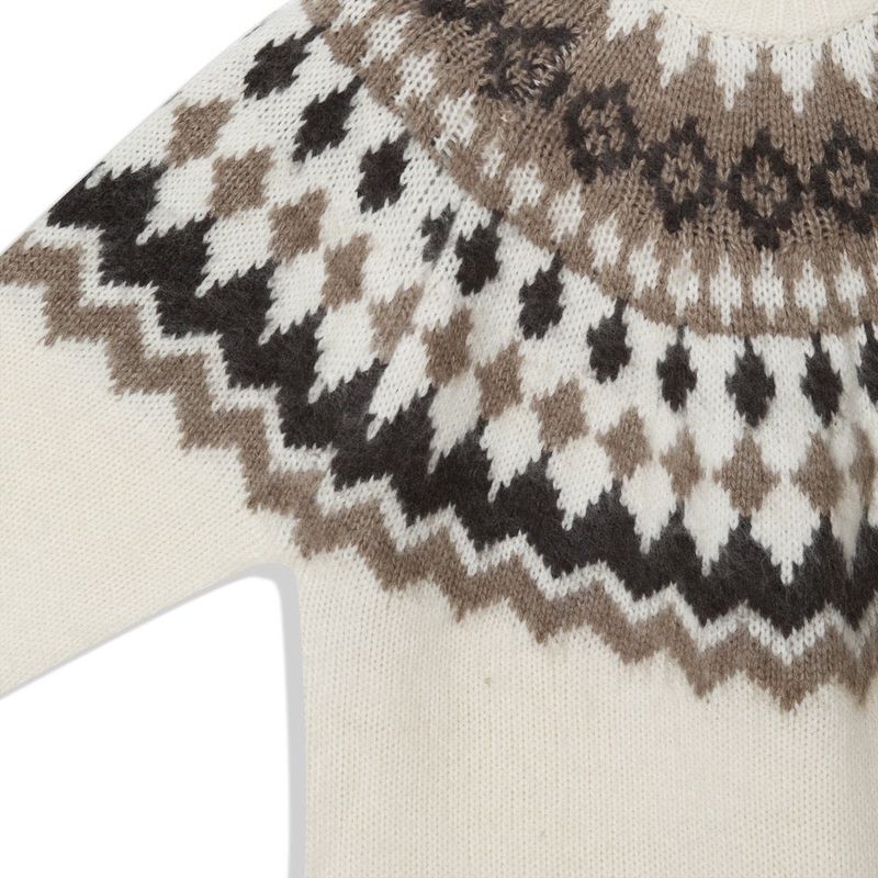 Mohair Nordic knit (4color)