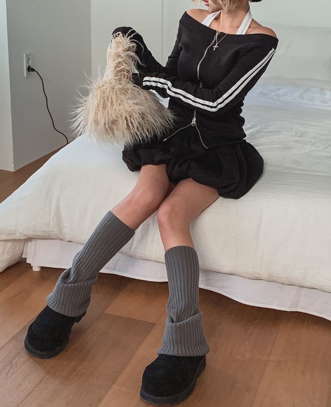 Chad Balloon Brushed Mini Skirt