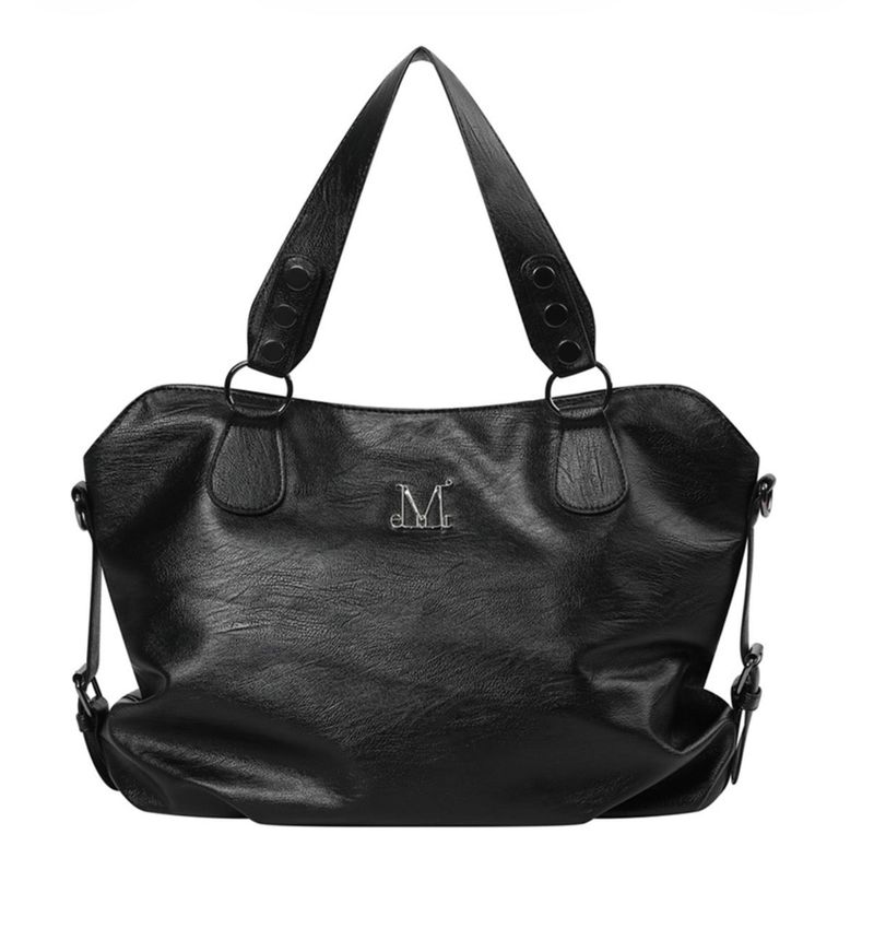 LUMA METAL LOGO LEATHER CROSS SHOULDER BAG UNISEX