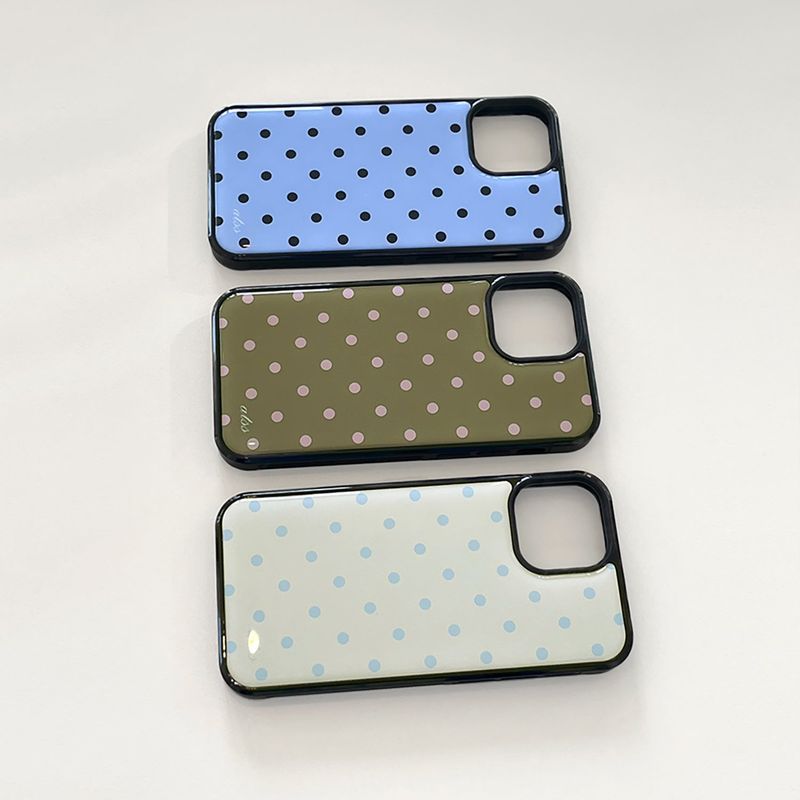 dot epoxy bumper case(cornflower blue)
