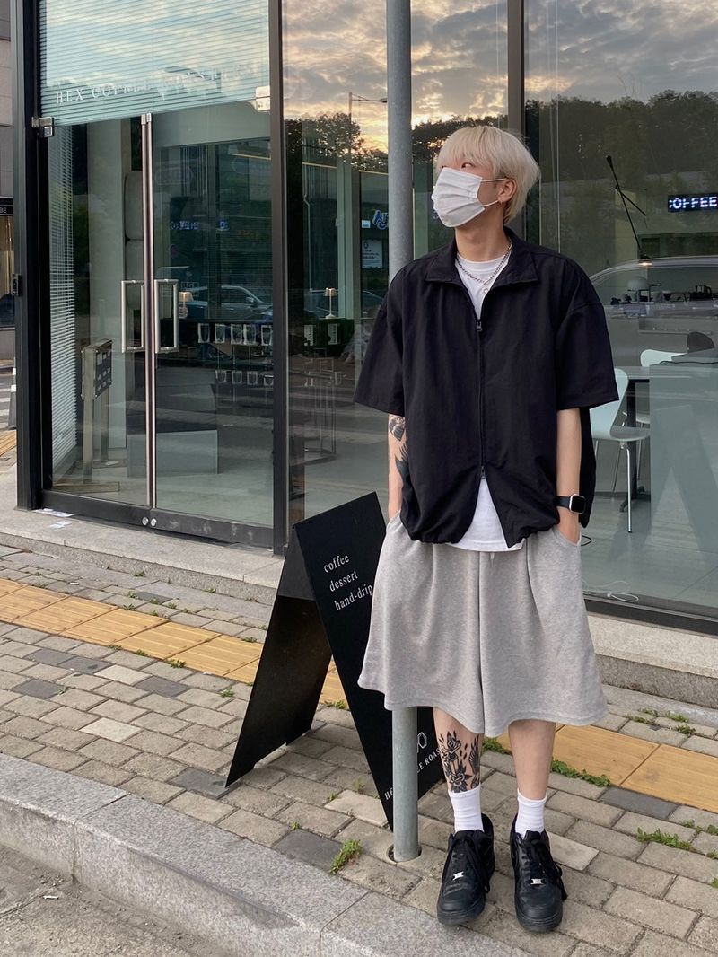 Basic Sweat Bermuda Pants 2C