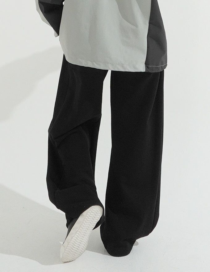 Snap Wide Sweat Pants
