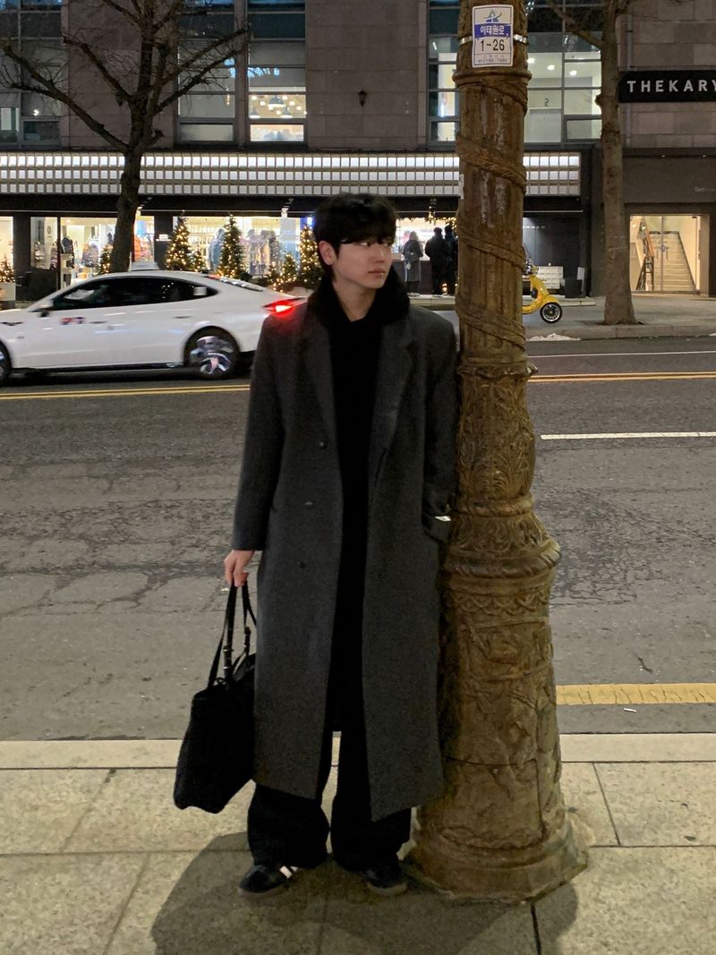 WHAT A LOOK（ワット ア ルック）の「【プレミアム】メティン ヒドゥンマキシウールコート（ジャケット/アウター）」