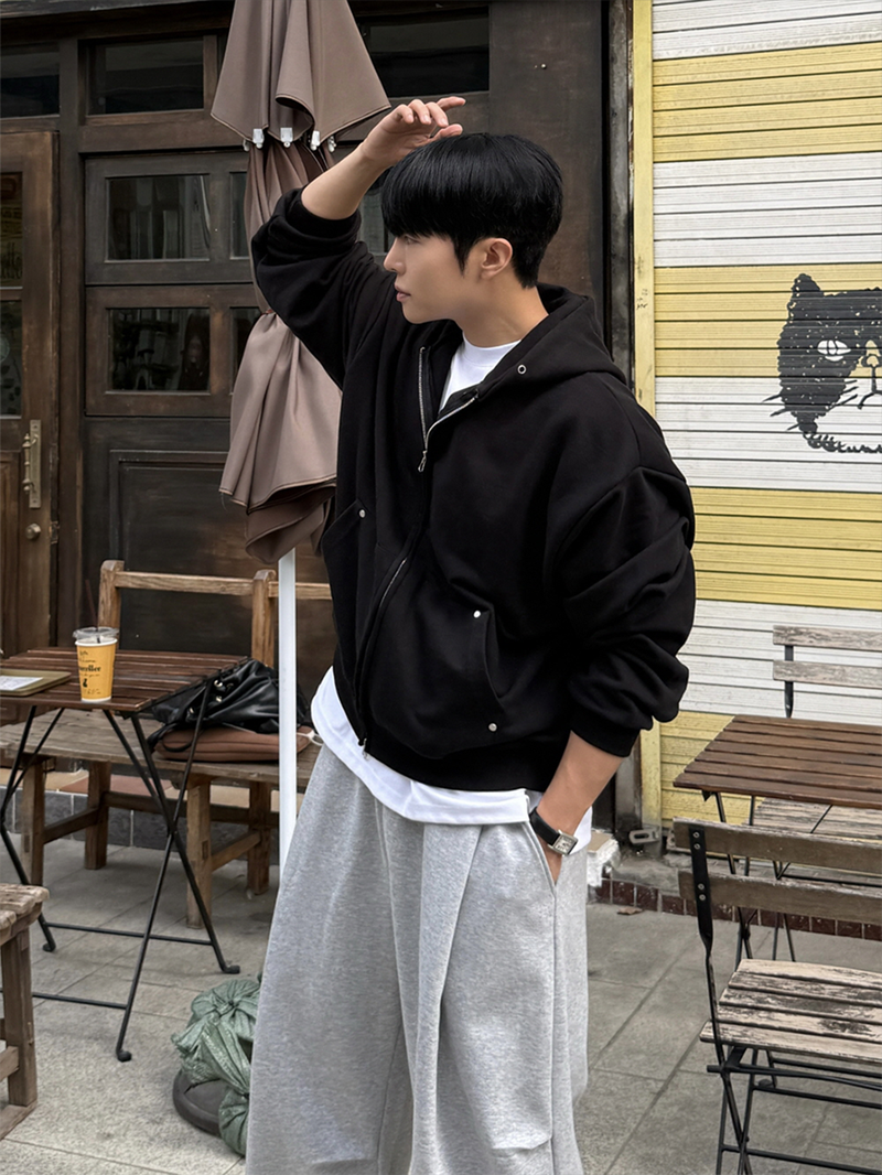 AVAND（アバンド）の「Hold rivet crop hooded zip-up（Jackets/Outerwear）」