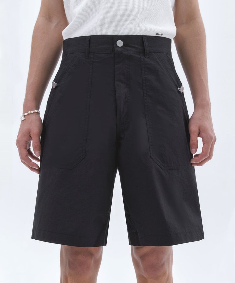 TRIP LE SENS(トリプルセンス)の「Washed Cotton Fatigue Bermuda Pants_Black (Pants)」