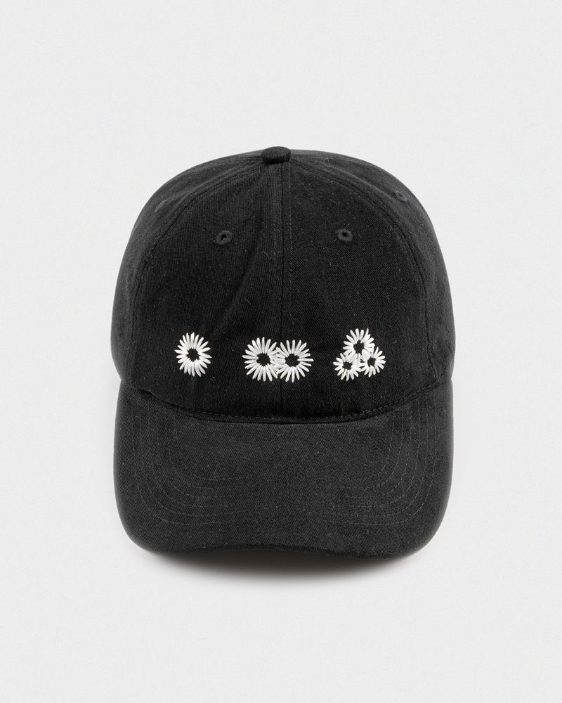 Newvy Logo Peach Ball Cap (BLACK)