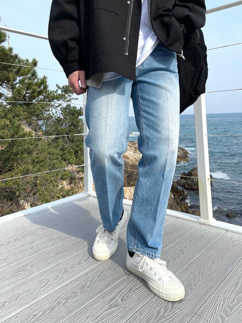 BRUSH SEMI DENIM PANTS(4COLOR)