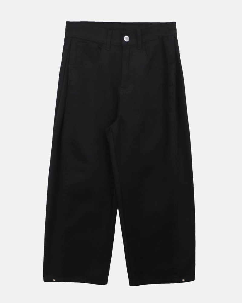 Putting Side Pintuck Wide Cotton Pants