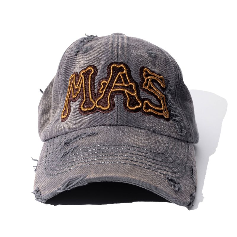 MASSNOUN(マスノウン)の「MAS BONE WASHED DYING VINTAGE BALL CAP MSFAC002-GY(Hats)」