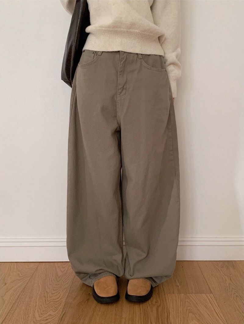 Back Flap Pocket Balloon Wide Pants (7color)