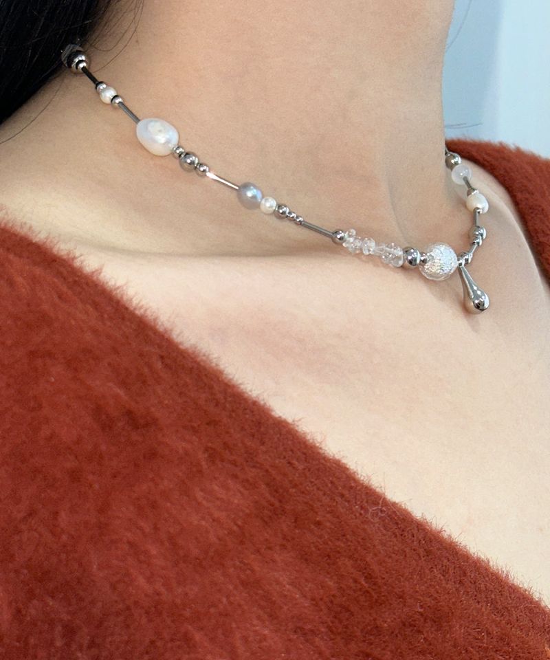 coral bell necklace