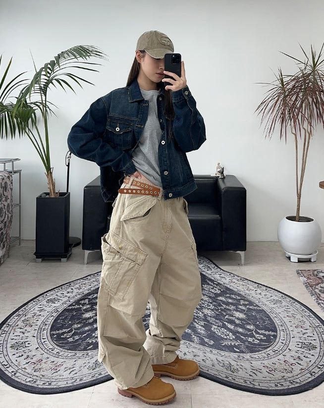 Bedin Crop Denim Jacket
