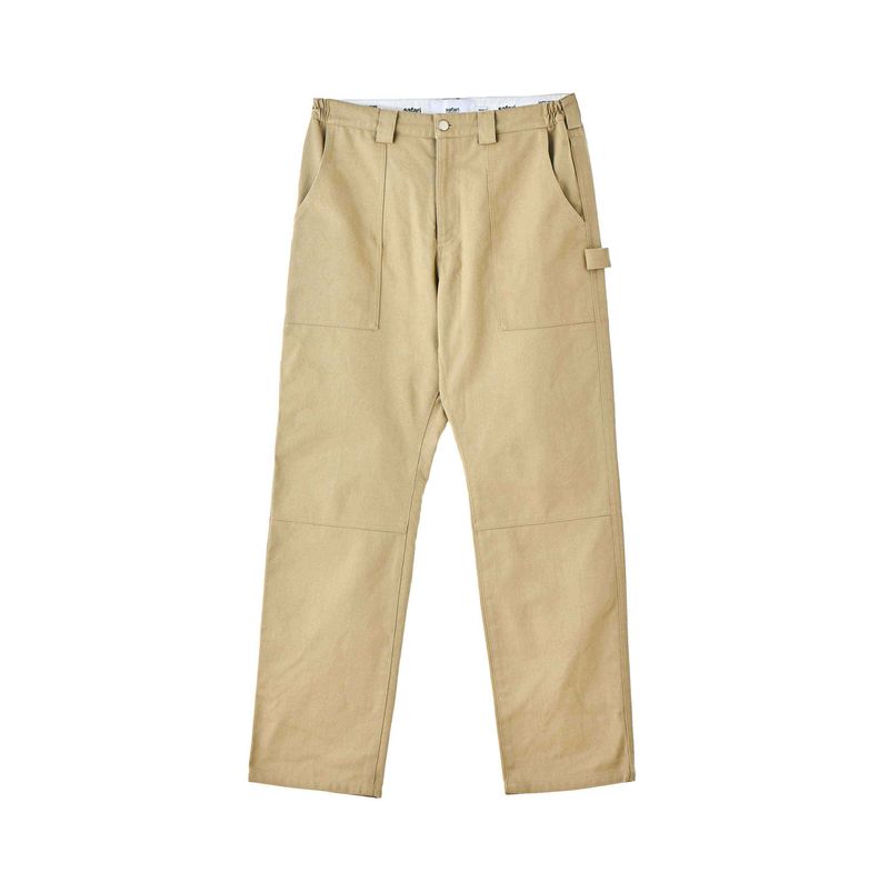 BASIC SAFARI CARPENTER COTTON PANTS (BEIGE)