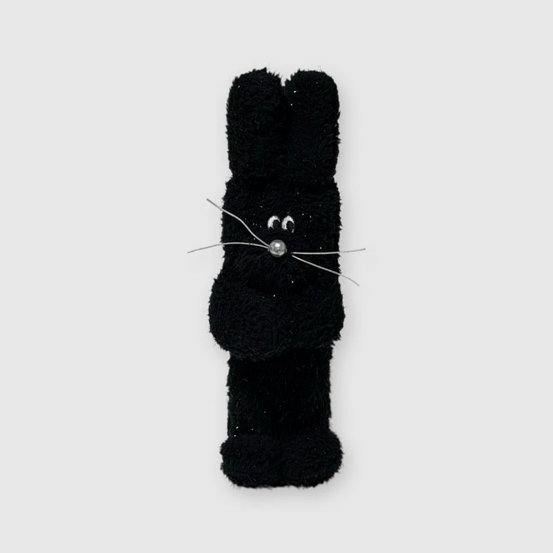 [made]Hug Me Pouch - black bunny
